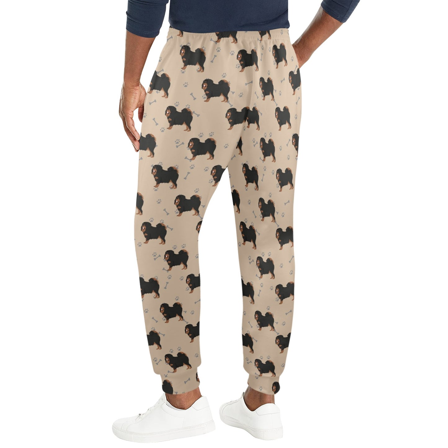 Tibetan Mastiffs Print Design LKS301 Men's Casual Track Pants