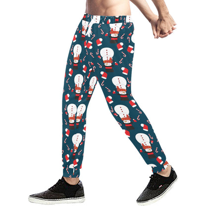 Snowman Print Design LKS301 Men's Sweatpants