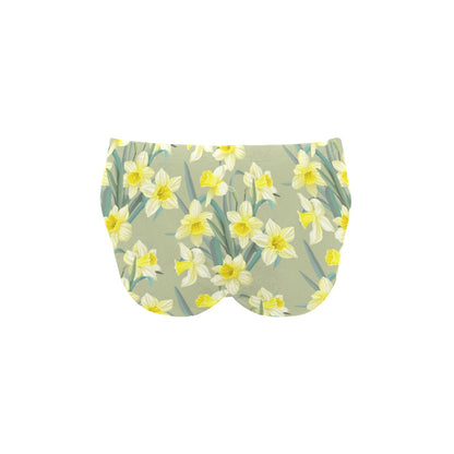 Daffodils Pattern Print Design DF01 Men's Swimming Briefs