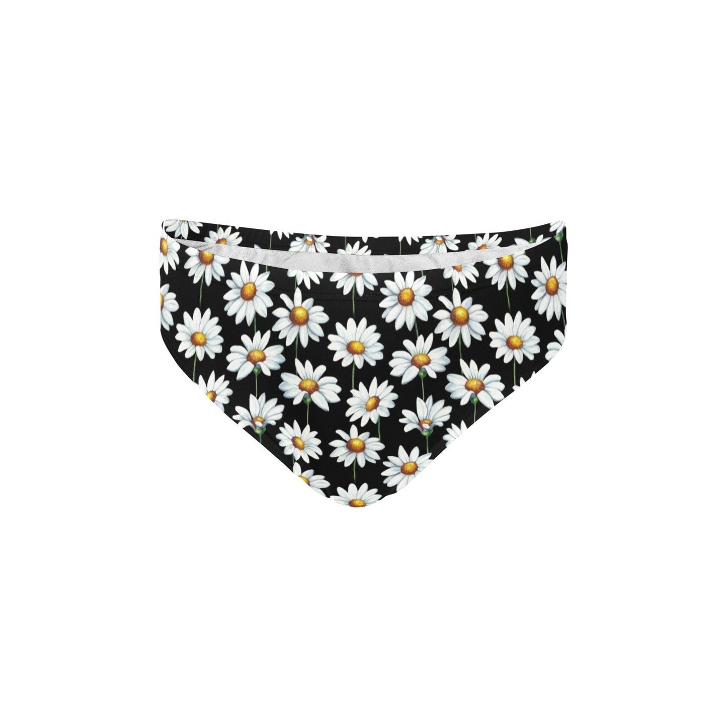 Daisy Print Pattern Men's Swimming Briefs