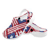 American flag Pattern Unisex Clogs Shoes