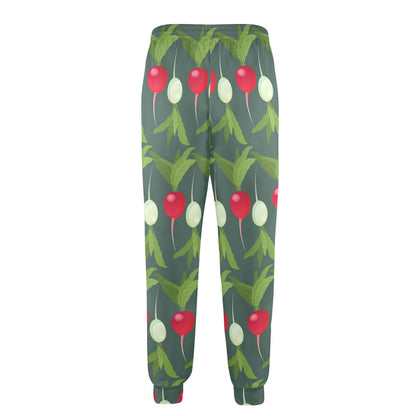 Radish Pattern Print Design A03 Men's Casual Track Pants
