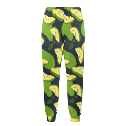 Avocado Pattern Print Design AC013 Men's Casual Track Pants