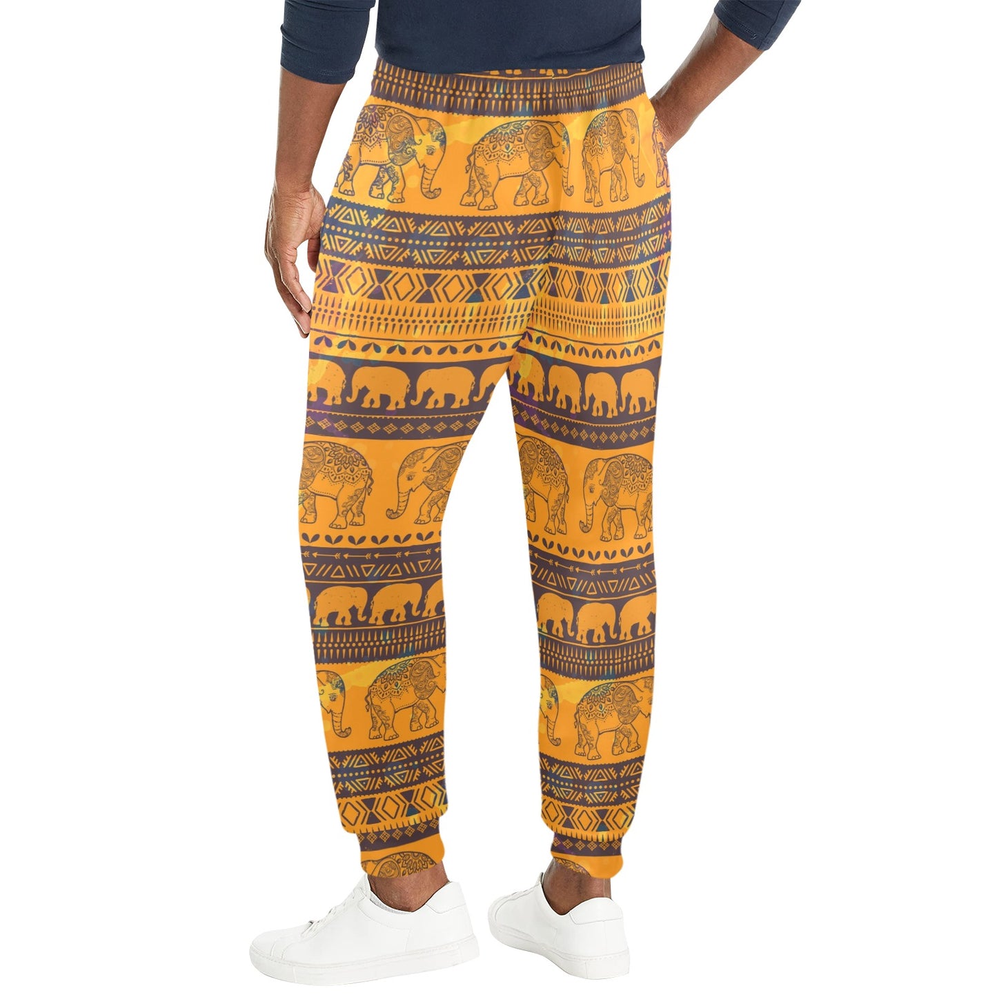 Elephant Aztec Men's Casual Track Pants