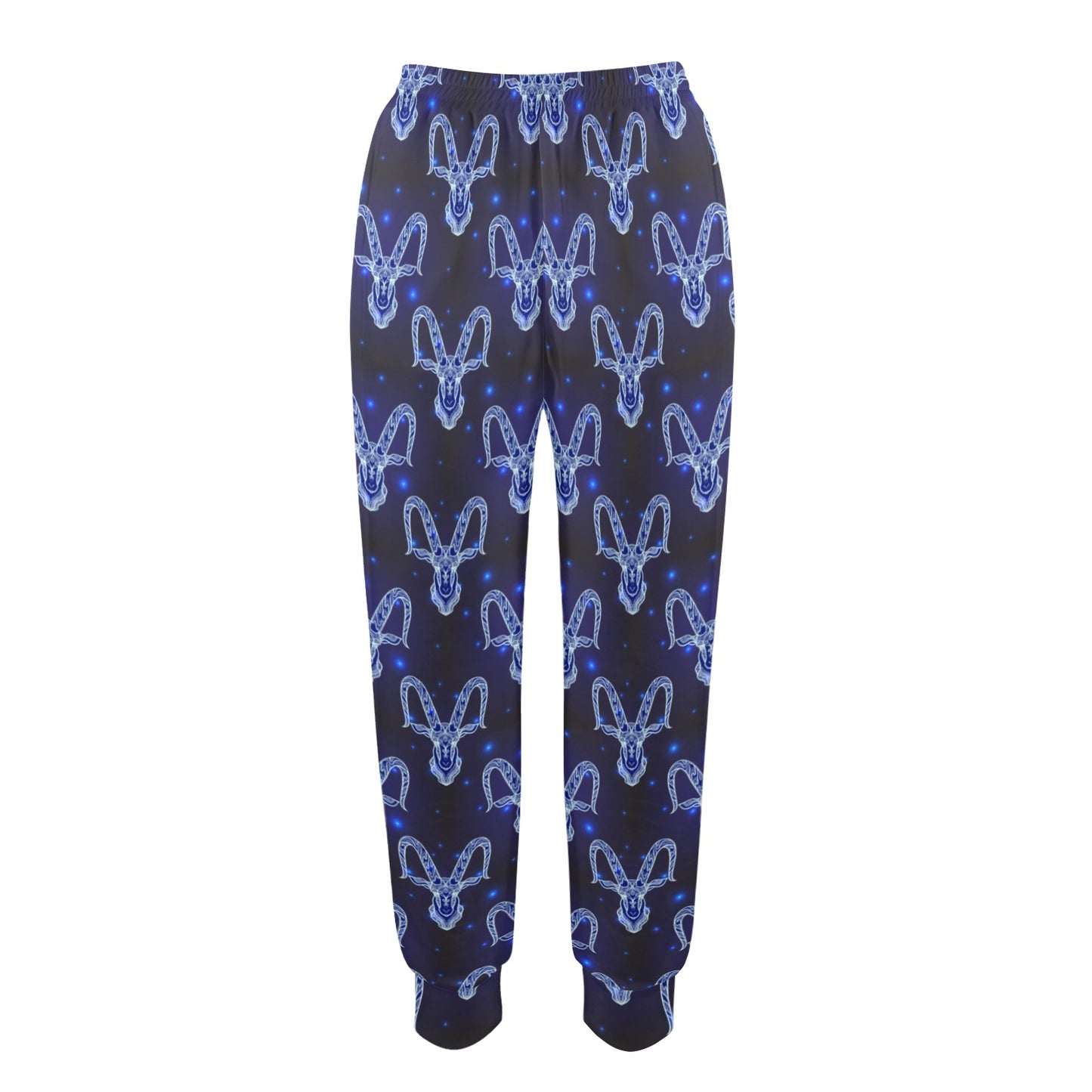 Goat Print Design LKS401 Women's Casual Track Pants