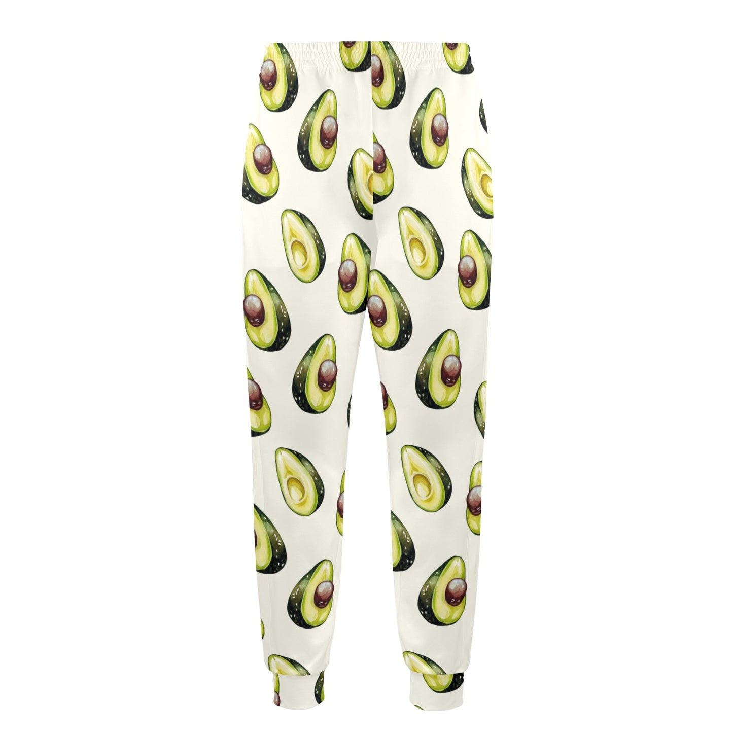Avocado Pattern Print Design 01 Men's Casual Track Pants