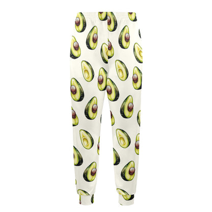 Avocado Pattern Print Design 01 Men's Casual Track Pants