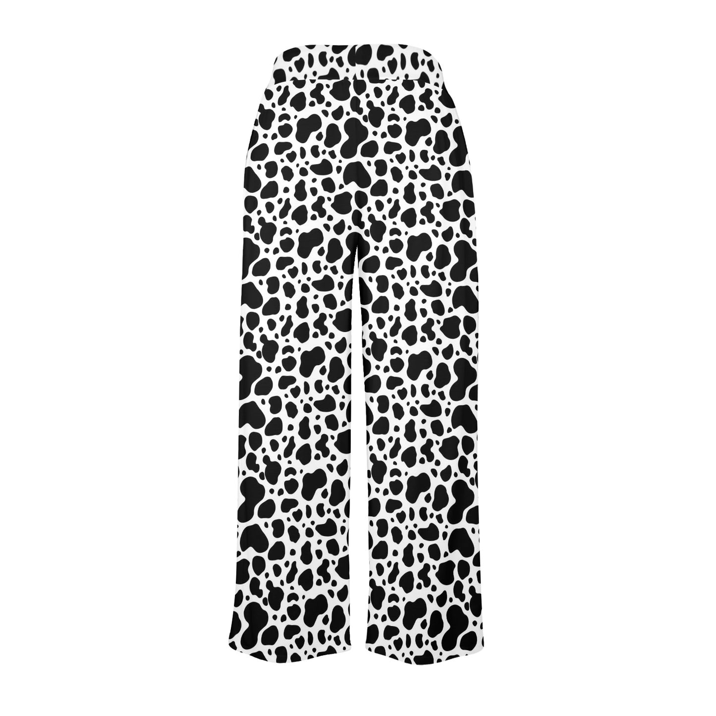 Cow Skin Pattern Print Design 04 Women's Wide Leg Lounge Pants