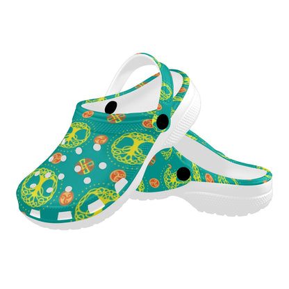 Celtic Tree of Life Print Pattern Unisex Clogs Shoes