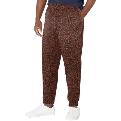 Aboriginal Pattern Print Design 02 Men's Casual Track Pants