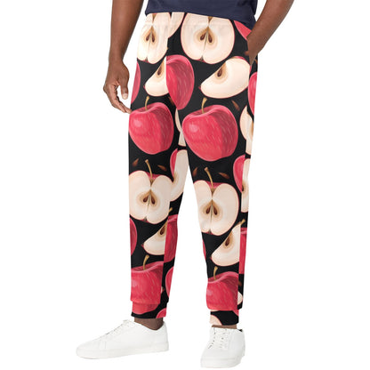 Apple Pattern Print Design AP02 Men's Casual Track Pants