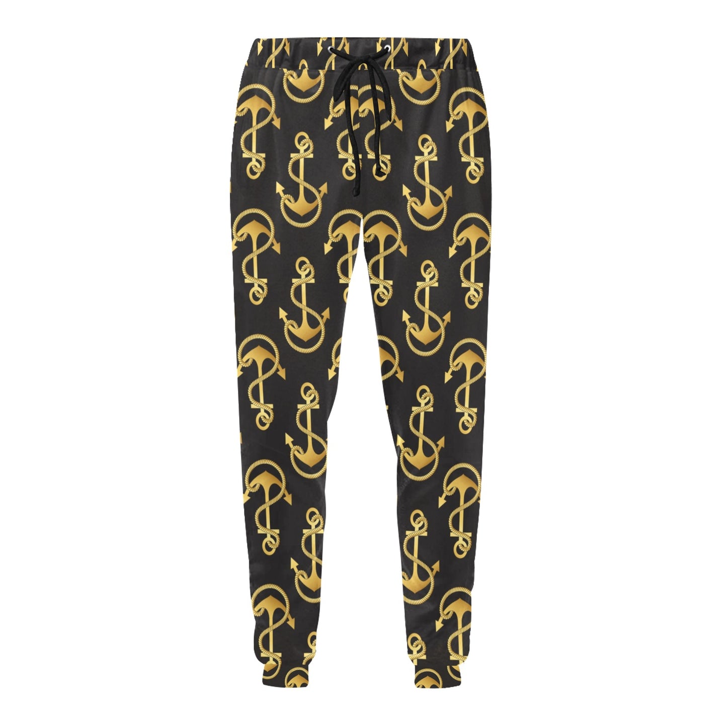 Anchor Gold Pattern Men's Sweatpants