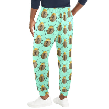 Colorado potato beetles Design Print Pattern JJ041 Men's Casual Track Pants