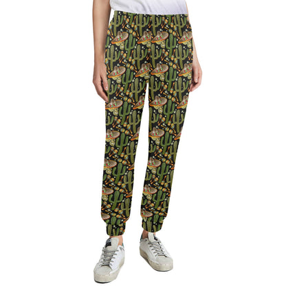 Western Style Print Women's Casual Track Pants