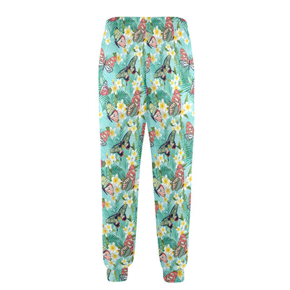 Butterfly Pattern Print Design 09 Men's Casual Track Pants