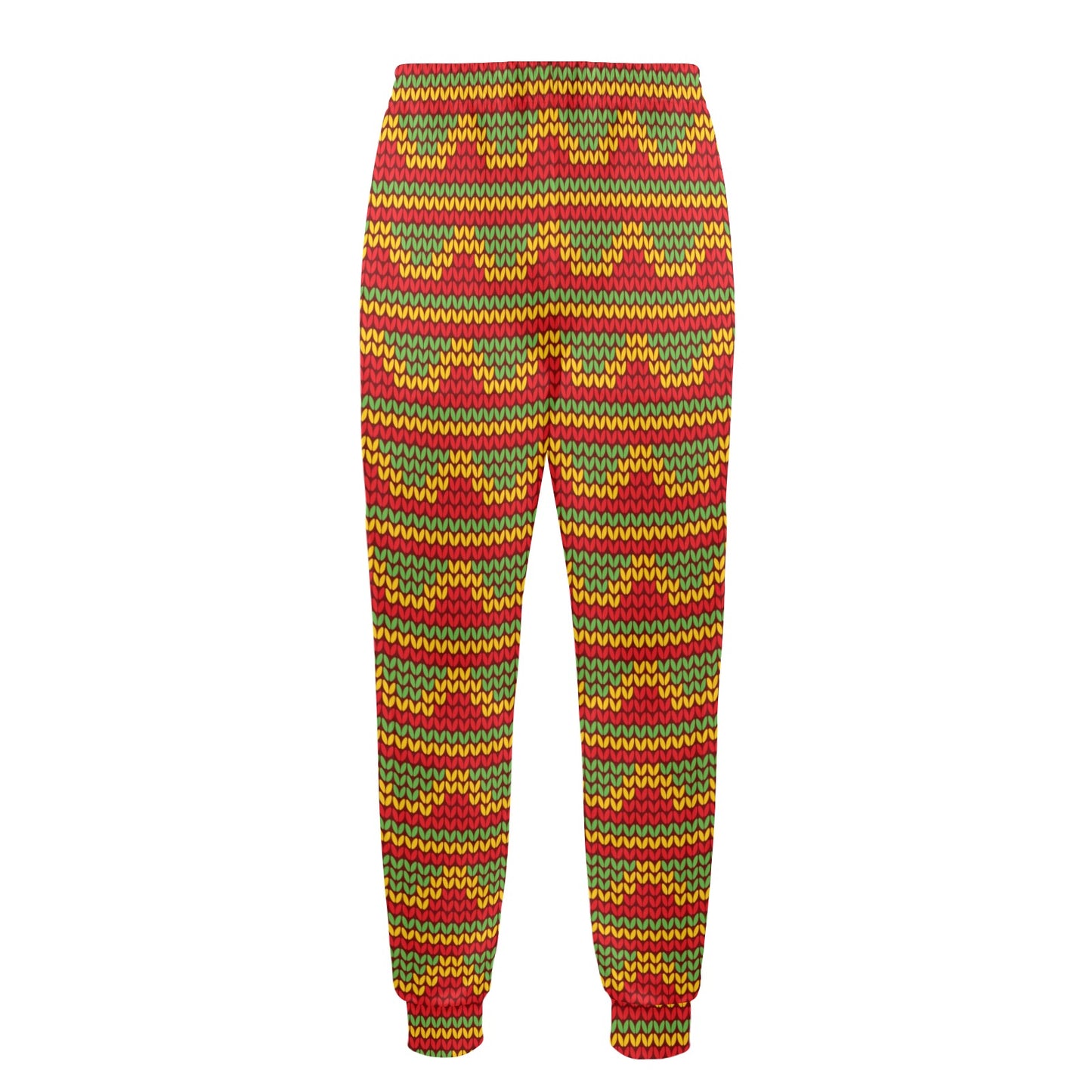 Rasta Reggae Color Print Men's Casual Track Pants