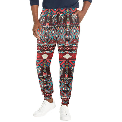 Tribal Aztec Indians native american Men's Casual Track Pants