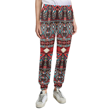 Tribal Aztec Indians native american Women's Casual Track Pants
