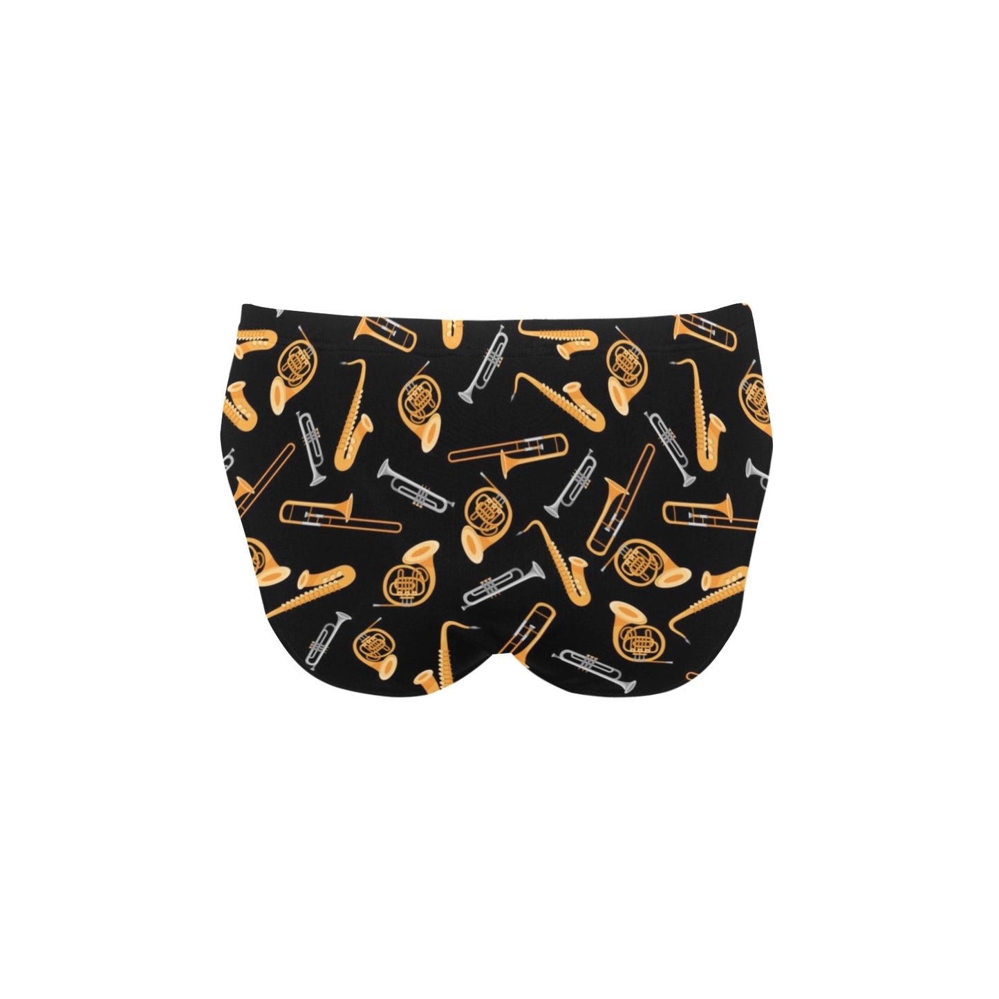 Saxophone Print Design LKS403 Men's Swimming Briefs