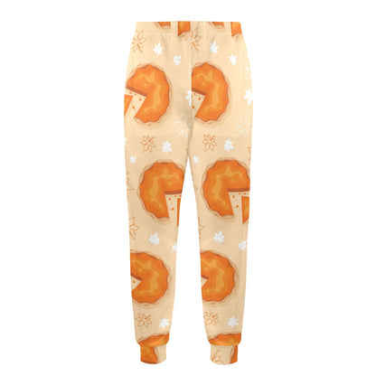 Pie Pattern Print Design A01 Men's Casual Track Pants
