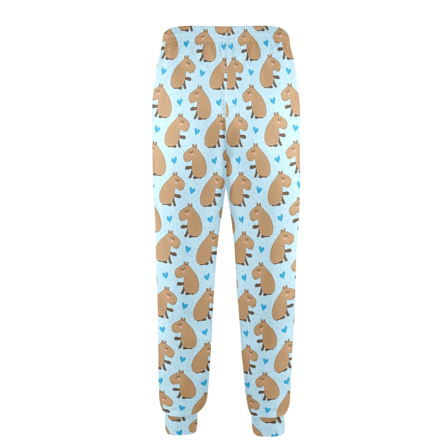 Capybara Pattern Print Design 01 Men's Casual Track Pants
