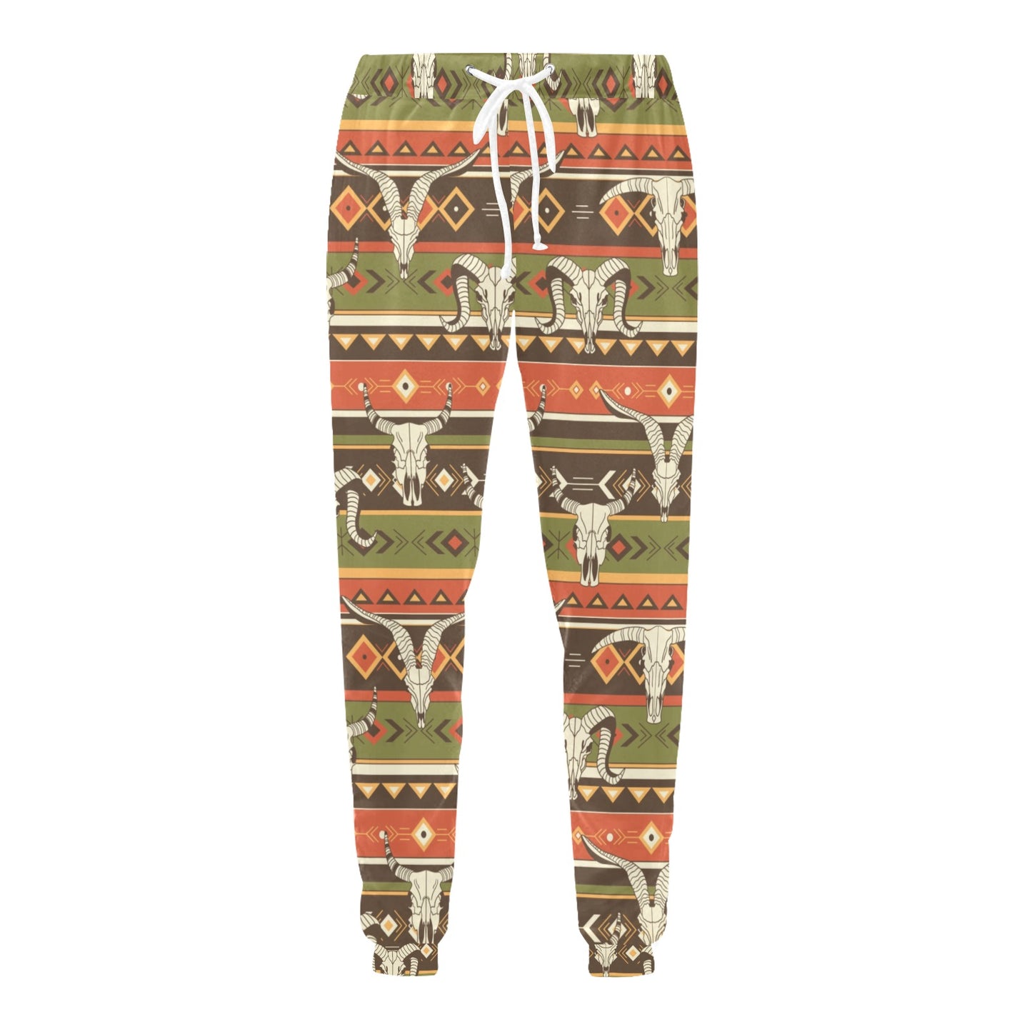 American indian Skull Animal Men's Sweatpants