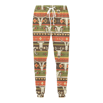 American indian Skull Animal Men's Sweatpants