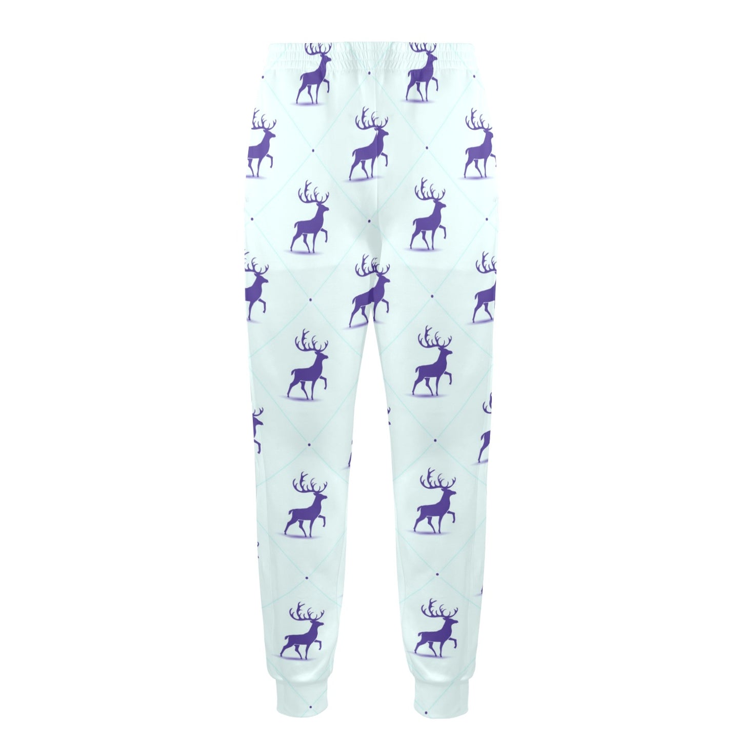 elk Design Print Pattern JJ0195 Men's Casual Track Pants