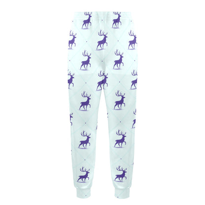 elk Design Print Pattern JJ0195 Men's Casual Track Pants