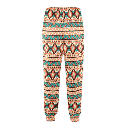 Navajo Western Style Print Pattern Men's Casual Track Pants