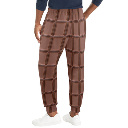Chocolate Pattern Print Design 03 Men's Casual Track Pants