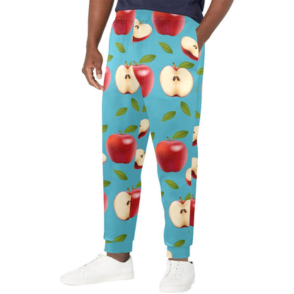 Apple Pattern Print Design AP012 Men's Casual Track Pants