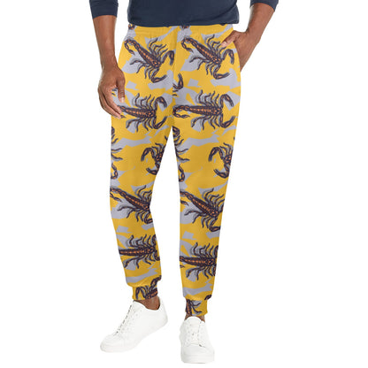Scorpion Pattern Print Design 01 Men's Casual Track Pants