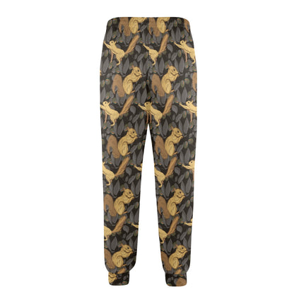 Squirrel Print Design LKS309 Men's Casual Track Pants