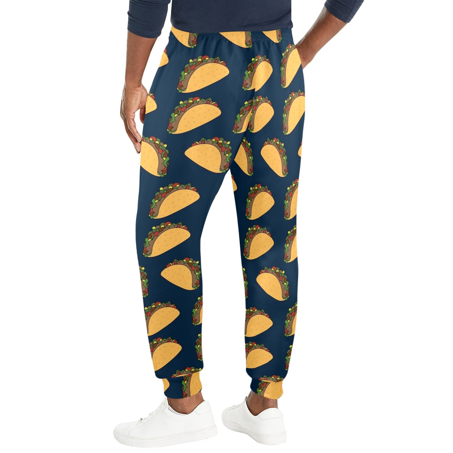 Taco Pattern Print Design TC04 Men's Casual Track Pants