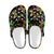 Butterfly Neon Color Print Pattern Unisex Clogs Shoes