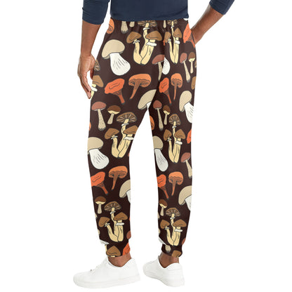 Mushroom Pattern Print Design A05 Men's Casual Track Pants