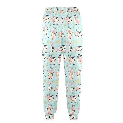 Cattle Print Design LKS403 Men's Casual Track Pants