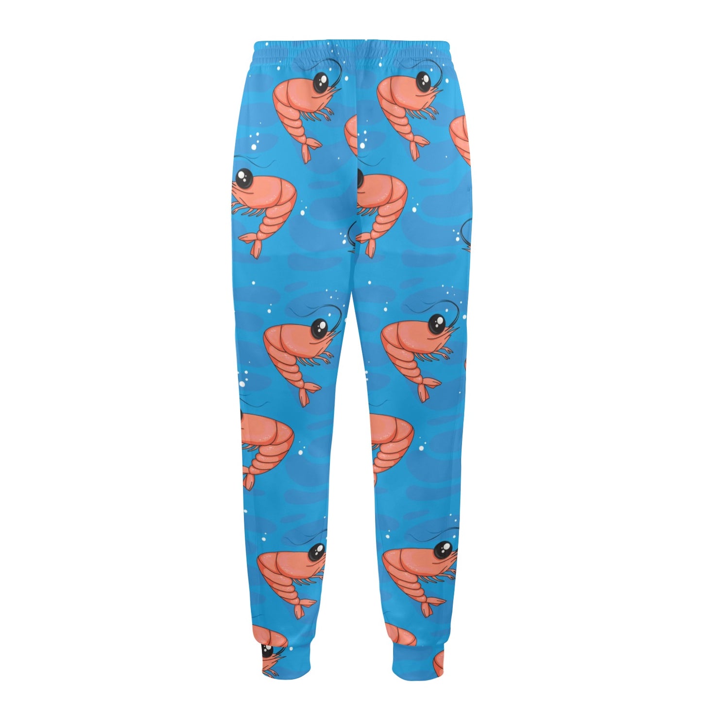 Prawn Cute Pattern Print Design 03 Men's Casual Track Pants