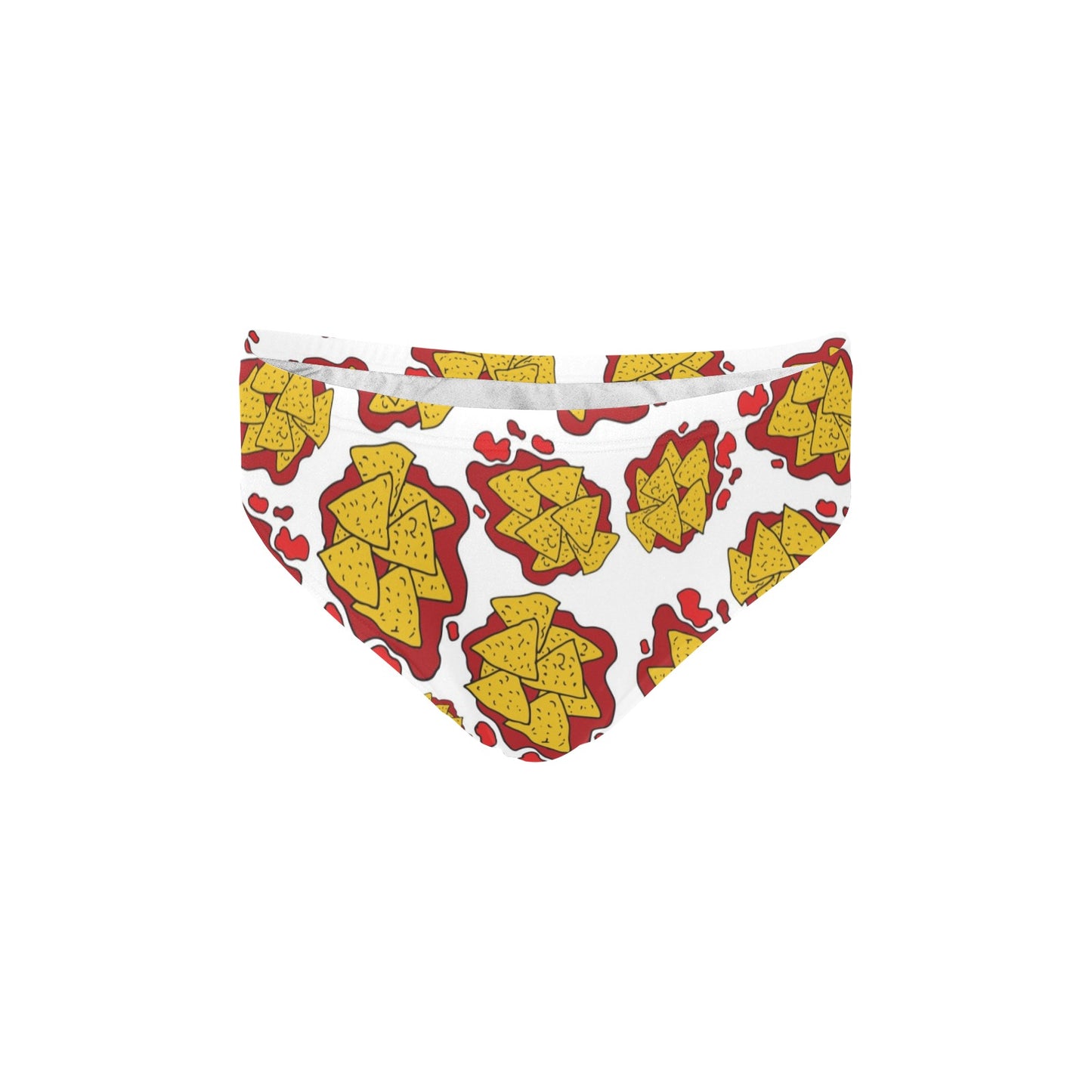 Nachos Pattern Print Design A03 Men's Swimming Briefs