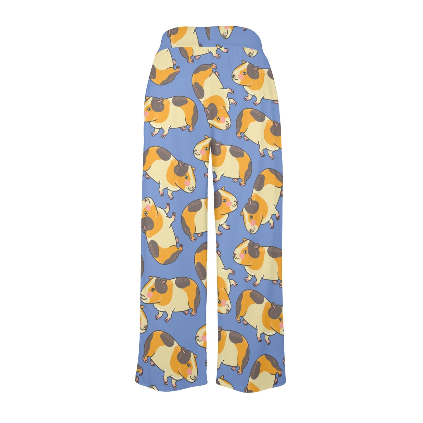 Guinea Pig Pattern Print Design 01 Women's Wide Leg Lounge Pants