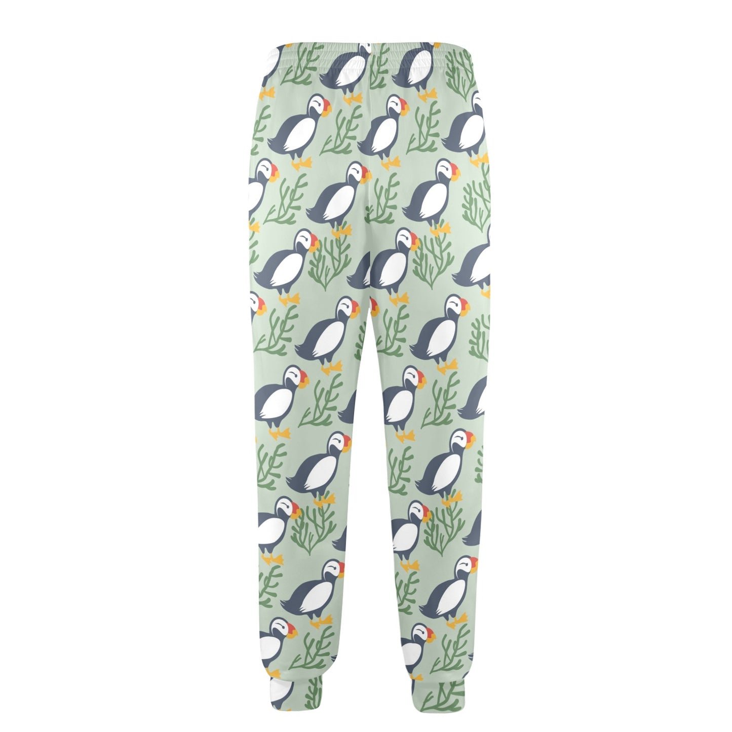 Puffin Pattern Print Design A04 Men's Casual Track Pants
