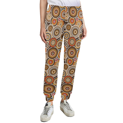 Aboriginal Print Design LKS402 Women's Casual Track Pants