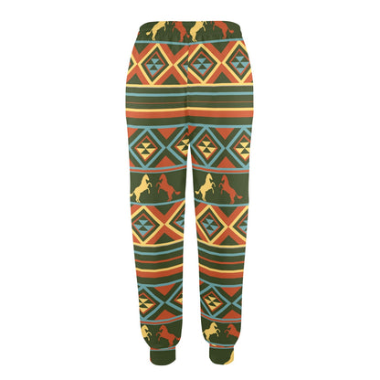 Horse Western Pattern Women's Casual Track Pants