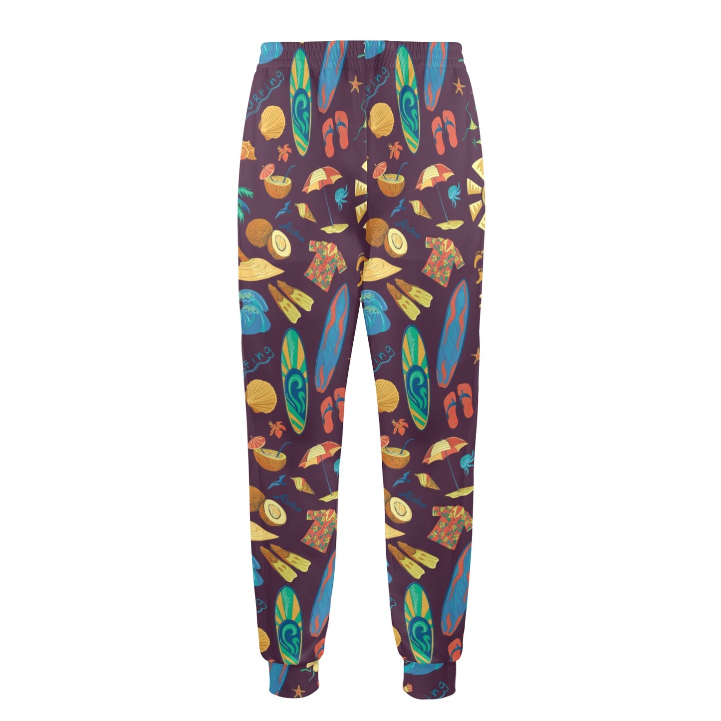 Aloha Hawaii Pattern Print Design 01 Men's Casual Track Pants