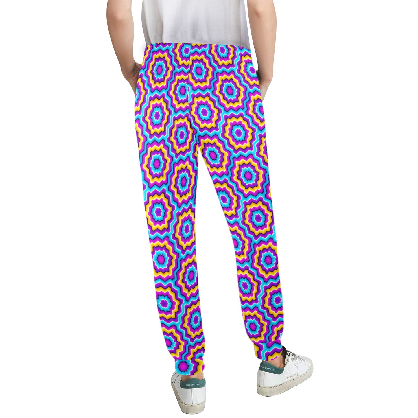Optical illusion Techno Movement Women's Casual Track Pants