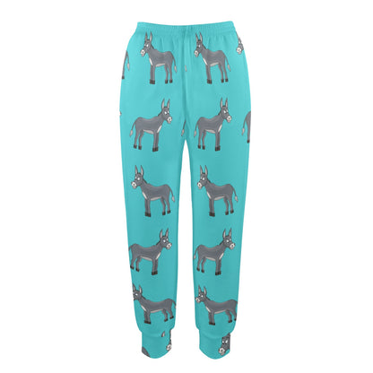 Donkey Pattern Print Design 01 Women's Casual Track Pants