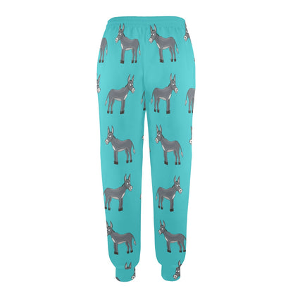 Donkey Pattern Print Design 01 Women's Casual Track Pants