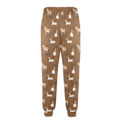Donkey Print Design LKS401 Men's Casual Track Pants