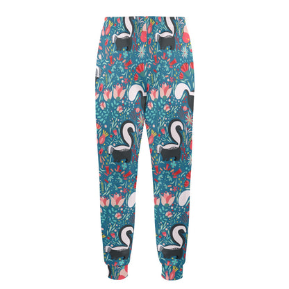 Skunk Print Design LKS302 Men's Casual Track Pants